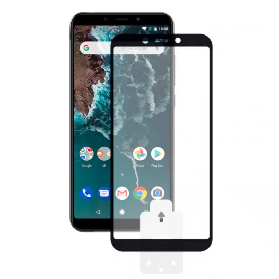 Sticlă protecție Xiaomi MI A2 (MI 6X), KSIX Machine Tempered Glass 2.5D, Black