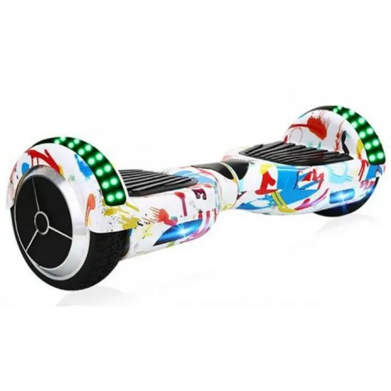 Girobord Roadlink Hoverboard 6, White/Graffiti