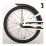 Bicicletă copii Volare Glamour 21876 White (18")