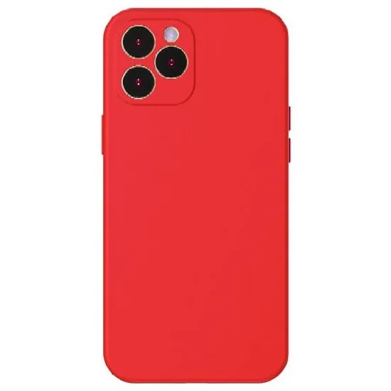 Чехол Baseus Liquid Silicone Gel Protective для iPhone 12 Pro Max, Red
