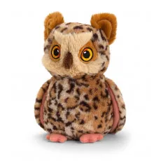 Keel Toys SE6425 Jucarie de plus Keeleco Bufnita, 19 cm Keel Toys SE6425 Jucarie de plus Keeleco Bufnita, 19 cm