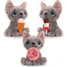 Keel Toys SD6173 Jucarie de plus Frenchie to Go Buldog francez, 20 cm Keel Toys SD6173 Jucarie de plus Frenchie to Go Buldog francez, 20 cm