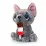 Keel Toys SD6173 Jucarie de plus Frenchie to Go Buldog francez, 20 cm