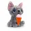 Keel Toys SD6173 Jucarie de plus Frenchie to Go Buldog francez, 20 cm