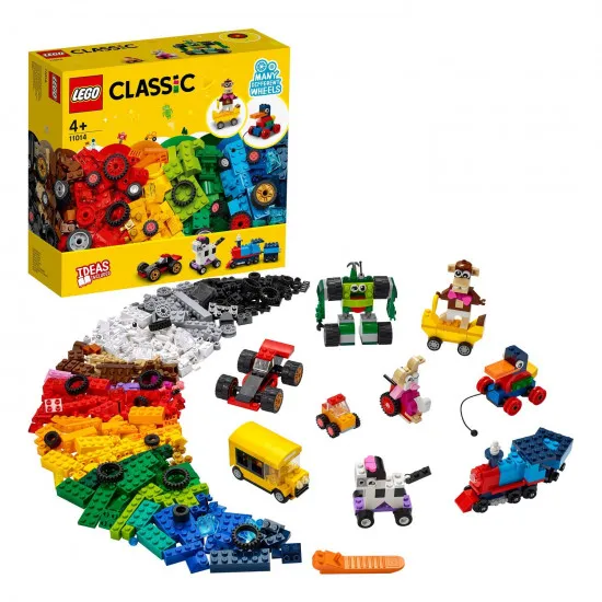 Lego Classic 11014 Ð?онÑÑ?Ñ?Ñ?кÑ?оÑ? Ð?Ñ?бики и колеÑа