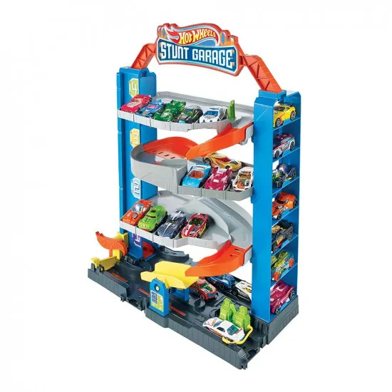 Mattel Hot Wheels GNL70 Set de joacÄ? Garaj cu patru nivele pentru maÈ?inuÈ?e