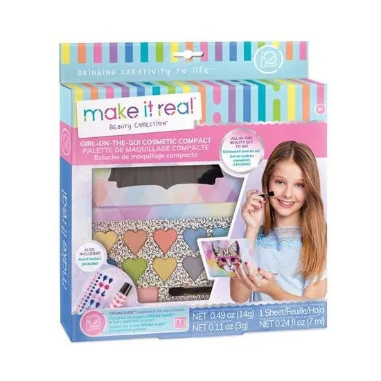 Make it real 2301 Set machiaj The Girl-on-the-Go Cosmetic Compact