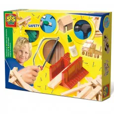 SES Creative 00944 Set de tâmplar tânăr Woodwork set DeLUXE SES Creative 00944 Set de tâmplar tânăr Woodwork set DeLUXE