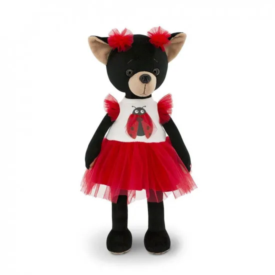 Orange Toys LD058 Мягкая игрушка Lucky Blacky: Божья коровка, 25 см