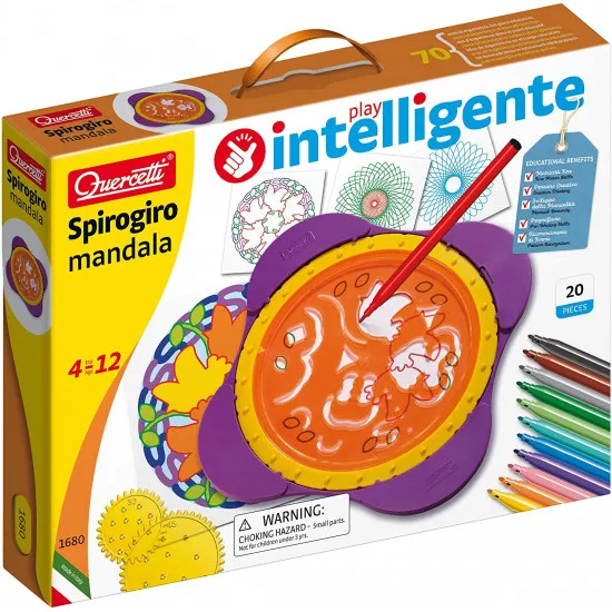 Quercetti 1680 Trafaretul Mandala Spirogiro