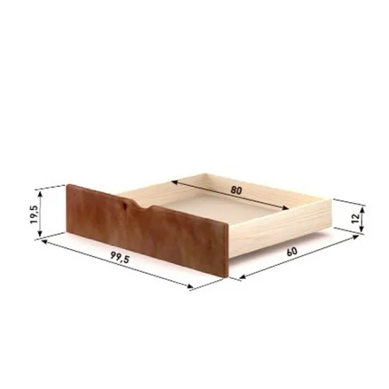 Комплект ящиков МЕБИГРАНД (масив) (1.9), Белый