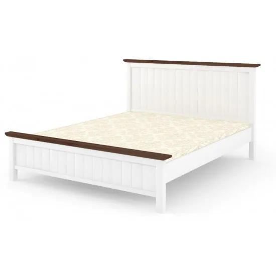 Pat МЕБИГРАНД Virginia (140 х 200 cm), Белый / Орех темный