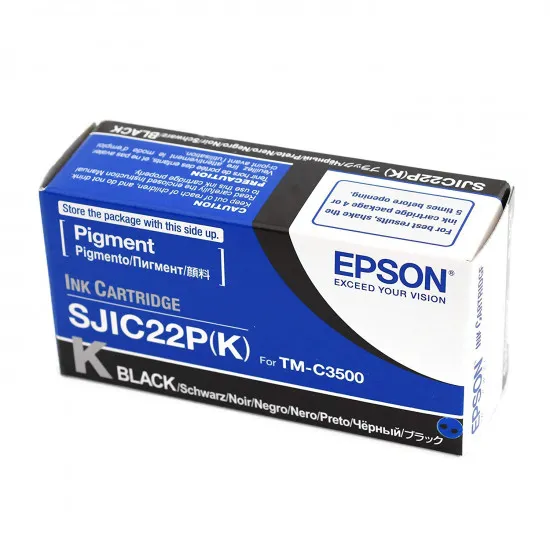 Картридж Epson SJIC22P(K) Black Оригинальные