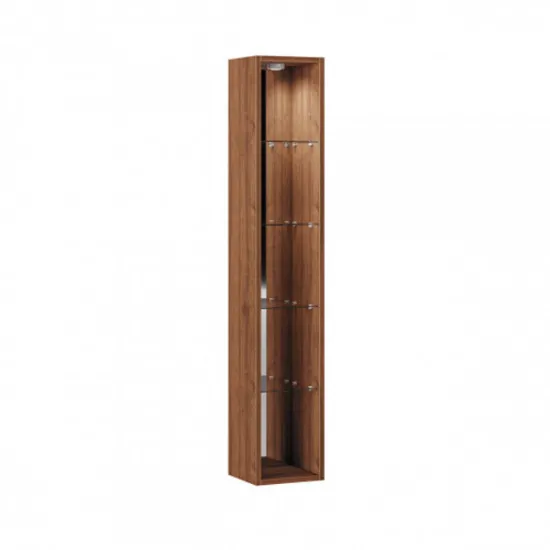 Raft Mobi Муар 13.147 (27.6 cm) (стеклянные полки), Орех Селект Каминный К 020