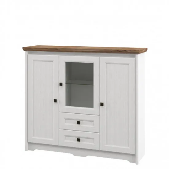 Тумба Neman ТИВОЛИ МН-035-04 (138 см), Белый Структурный / Дуб Стирлинг