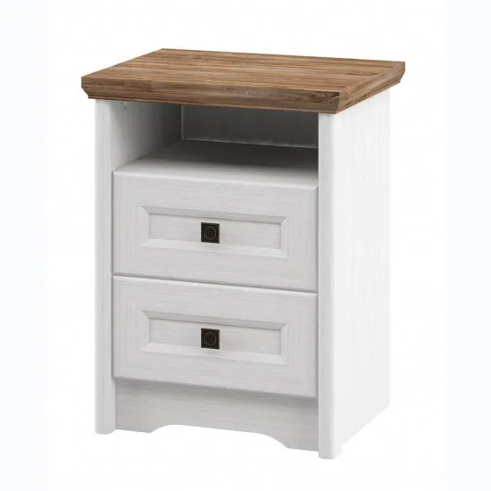 Noptieră Neman ТИВОЛИ МН-035-14 (50 cm), Белый Структурный / Дуб Стирлинг