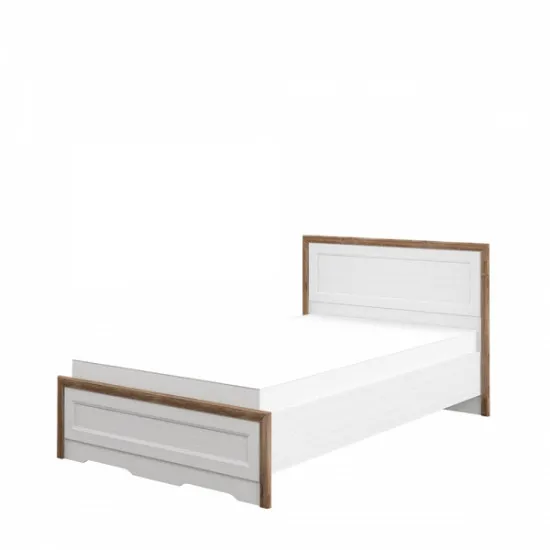 Кровать Neman ТИВОЛИ МН-035-25-120 (120 x 200 см), Белый Структурный / Дуб Стирлинг