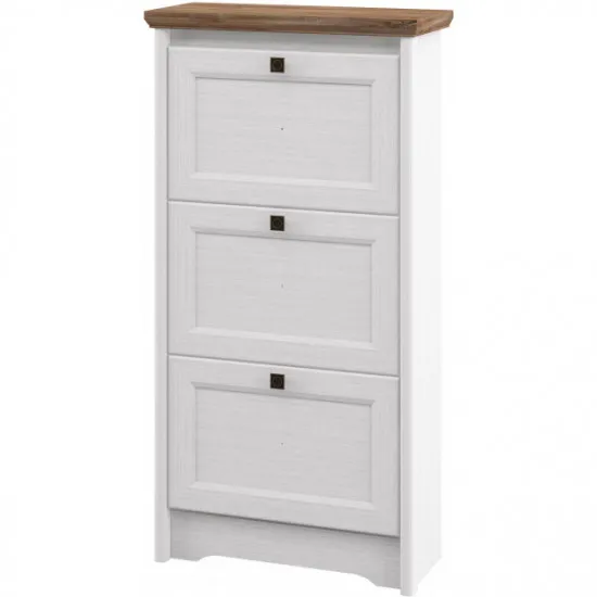 Тумба для обуви Neman ТИВОЛИ МН-035-29 (69 см), Белый Структурный / Дуб Стирлинг