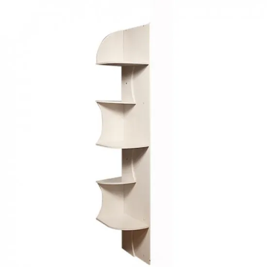 Полка угловая КМК Б (0320.4) (300 мм), Венге светлый / жемчуг