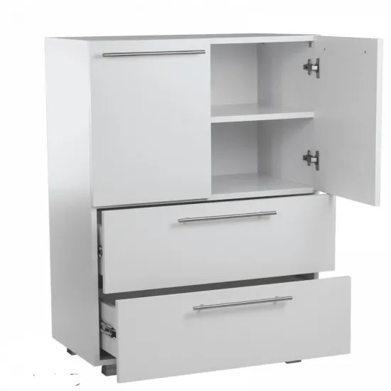 Comodă Mashtab Cadiz, 80x43x106 cm, White