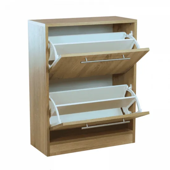 Tumbă pentru încălțăminte Mashtab Sofia cu 2 sertare, Sonoma