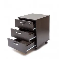 Tumbă oficiu Mashtab 3S cu 3 sertare, Wenge Tumbă oficiu Mashtab 3S cu 3 sertare, Wenge