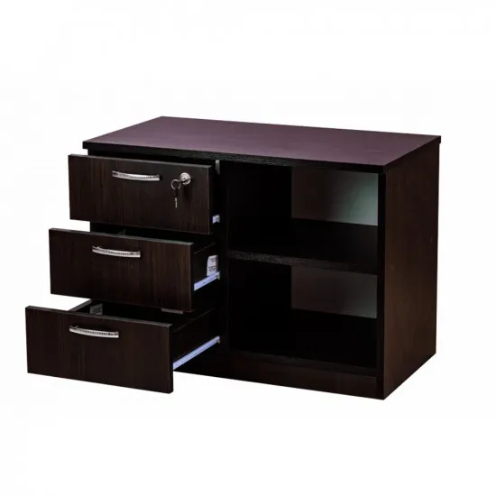 TumbÄ? oficiu Mashtab Pentru imprimantÄ? cu 3 sertare, Wenge