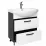 Dulap cu lavoar Mashtab Agat (Basic) 65cm, cu 2 sertare, Antracit (11330)