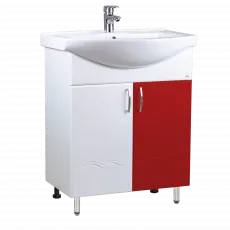 Тумба с раковиной Mashtab Clasic (Basic) 65 см 2 дверцы, Red Тумба с раковиной Mashtab Clasic (Basic) 65 см 2 дверцы, Red