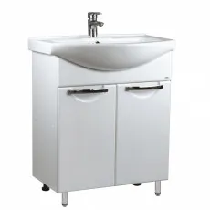 Тумба с раковиной Mashtab Delfin (Basic) 55 см, White Тумба с раковиной Mashtab Delfin (Basic) 55 см, White