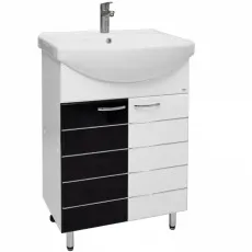 Тумба с раковиной Mashtab Modern (Basic) 65 см, Black Тумба с раковиной Mashtab Modern (Basic) 65 см, Black