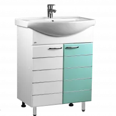 Тумба с раковиной Mashtab Modern (Basic) 60 см, Green Тумба с раковиной Mashtab Modern (Basic) 60 см, Green