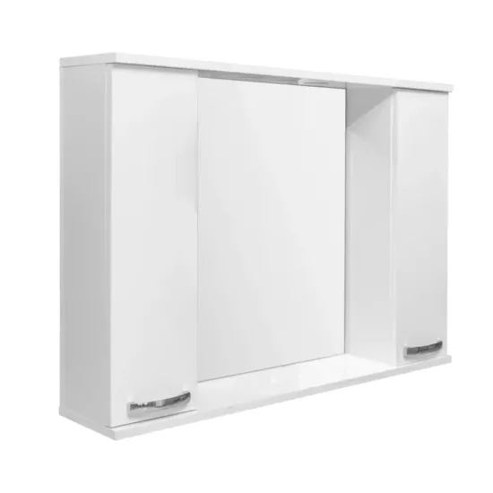 Шкаф-Зеркало для ванной Mashtab Agat 100x72 White (10350)