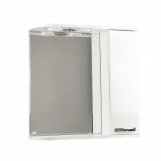 Dulap-oglindă pentru baie Mashtab Agat (70 cm), White Dulap-oglindă pentru baie Mashtab Agat (70 cm), White