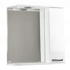 Шкаф-зеркало для ванной Mashtab Agat (90 см), White Шкаф-зеркало для ванной Mashtab Agat (90 см), White