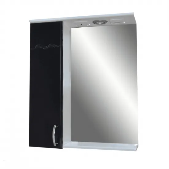 Dulap-oglindÄ? pentru baie Mashtab Clasic (60 cm), Black