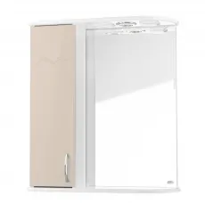 Dulap-oglindă pentru baie Mashtab Clasic (60 cm), Beige