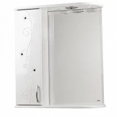 Dulap-oglindă pentru baie Mashtab Cristal (70 cm), White