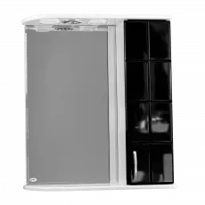 Dulap-oglindă pentru baie Mashtab Domino (60 cm), Black Dulap-oglindă pentru baie Mashtab Domino (60 cm), Black