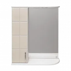 Dulap-oglindă pentru baie Mashtab Domino (60 cm), Beige Dulap-oglindă pentru baie Mashtab Domino (60 cm), Beige