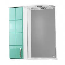 Dulap-oglindă pentru baie Mashtab Domino (60 cm), Green Dulap-oglindă pentru baie Mashtab Domino (60 cm), Green