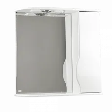 Шкаф-зеркало для ванной Mashtab Print (80 см), White Шкаф-зеркало для ванной Mashtab Print (80 см), White