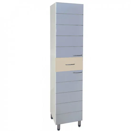 Шкаф-пенал для ванной напольный Mashtab Modern (35 см), Beige