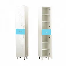 Dulap înalt pentru baie pardoseală Mashtab Stuff (35 cm), Blue Dulap înalt pentru baie pardoseală Mashtab Stuff (35 cm), Blue