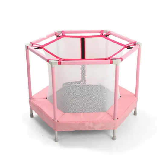 Trambulină-manej Hobby Tree WM19038, 122 cm, plasă interioară, Pink