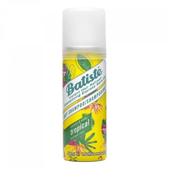 Sampon uscat Batiste Tropical cu aroma tropicala, 50 ml
