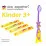 Зубная щетка детская Das Experten Kinder 3+, Multicolor