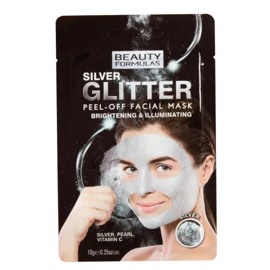 Beauty Formulas Silver Glitter Peel Off Facial Mask - Маска для лица