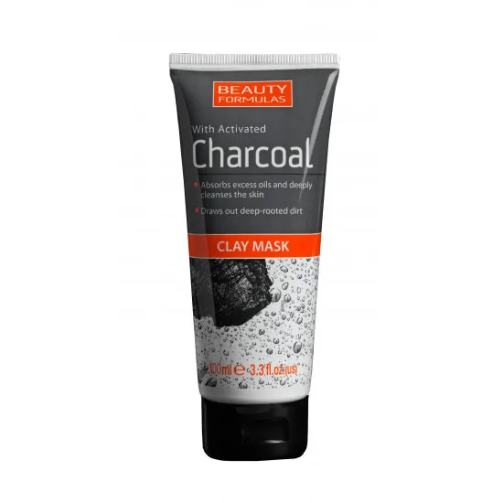Beauty Formulas Charcoal Deep Cleansing Mask with clay and active charcoal - Очищающая маска с белой глиной и углём