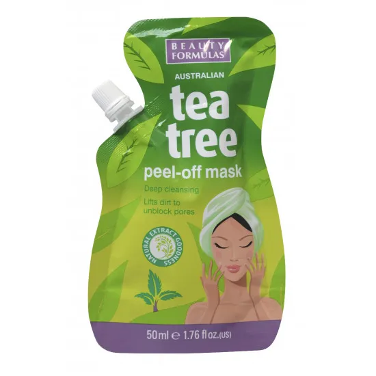 Beauty Formulas Tea Tree Peel-Off Mask - Маска-пленка для лица